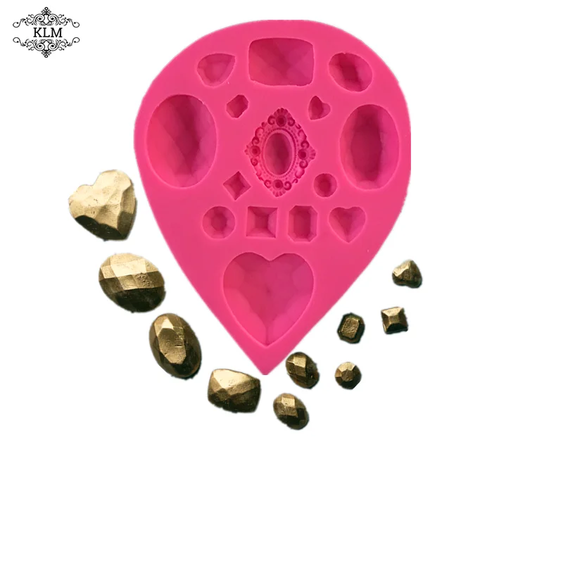 Форма для торта с драгоценными камнями силиконовая форма шоколада инструмент
