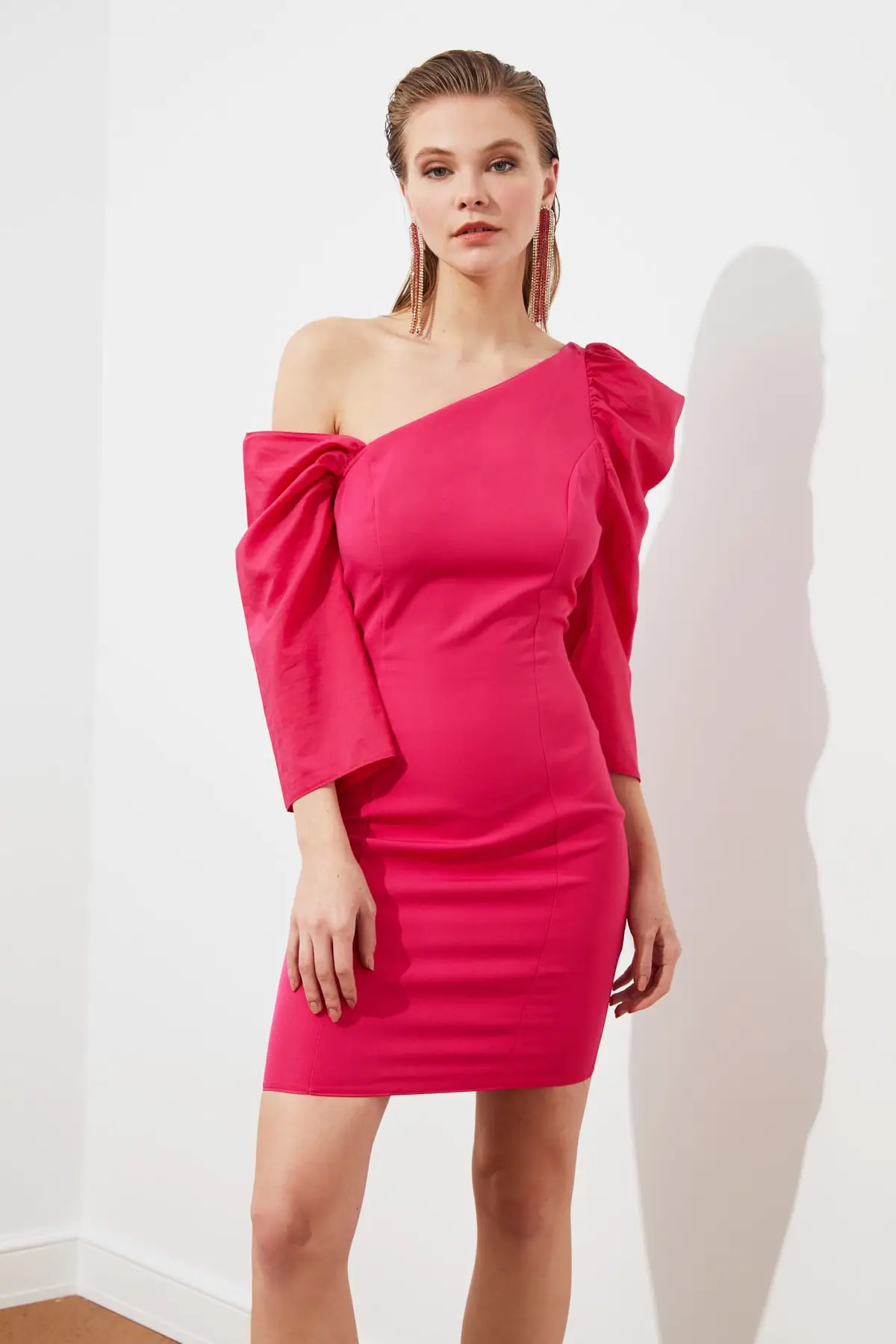 

Trendyol Collar Detail Dress TPRSS21EL1407