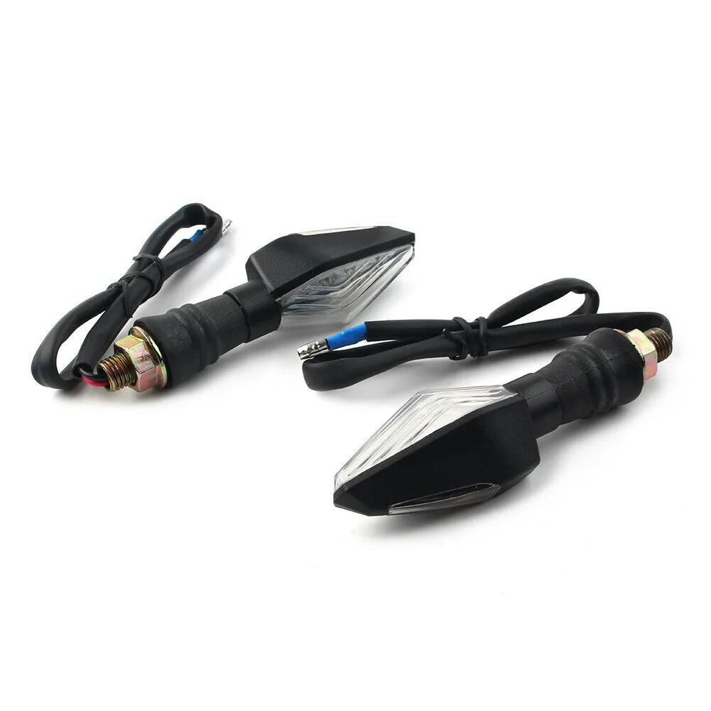 

12 LED Turn Signal Lights Accessories Amber+Blue Blinker Indicator Lamp