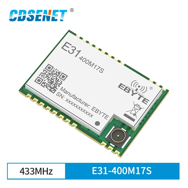 AX5243 433 МГц SPI SMD беспроводной приемопередатчик IoT модуль двойная антенна IPEX низкая