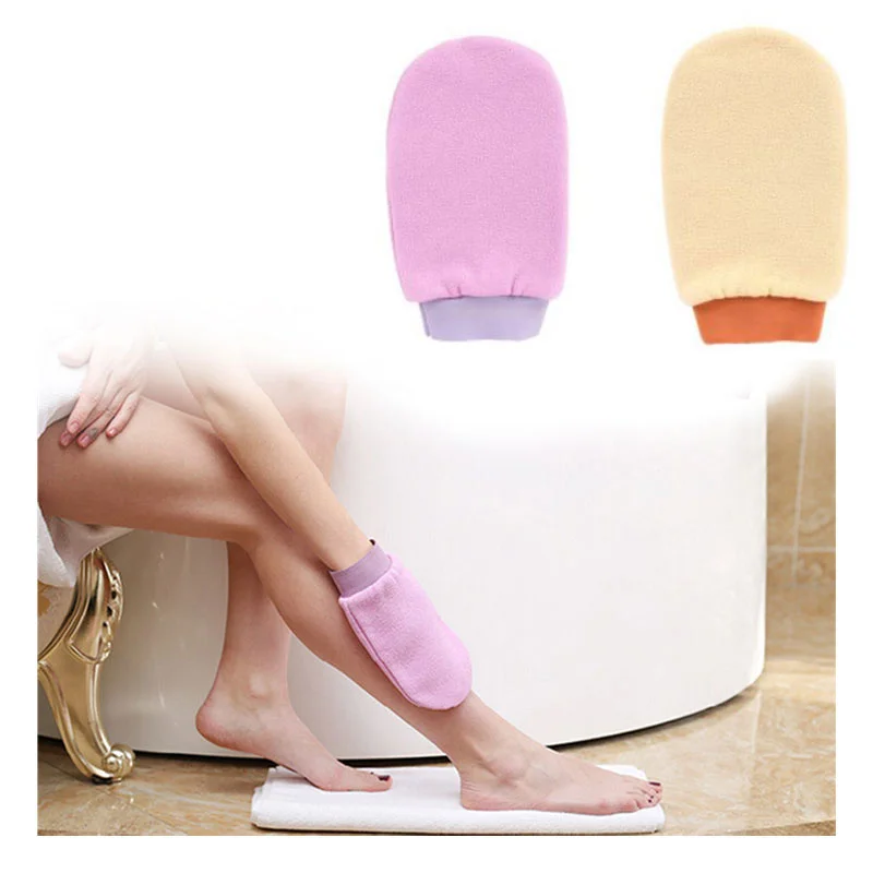 

1 PC Shower Spa Exfoliator Two-sided Bath Glove Body Cleaning Scrub Mitt Rub Dead Skin Removal Bathroom Products