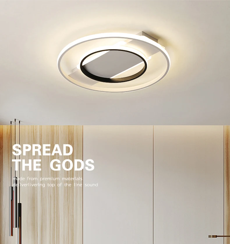 Chandelierrec, современный светодиодный светильник, AC90-260V, домашнее освещение, светильники, люстры, освещение для гостиной, спальни, низкие потолки
