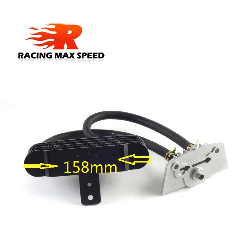 Алюминиевый Универсальный Масляный охладитель для мотоцикла комплект масляного