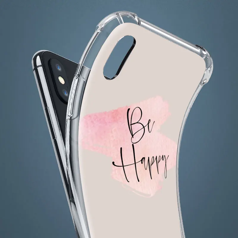 

Cute Phink Pattern Phone Case For iPhone 12 Mini 11 Pro 7 House For Apple iPhone XR 6 6s 8 Plus X XS Max Airbag Cover