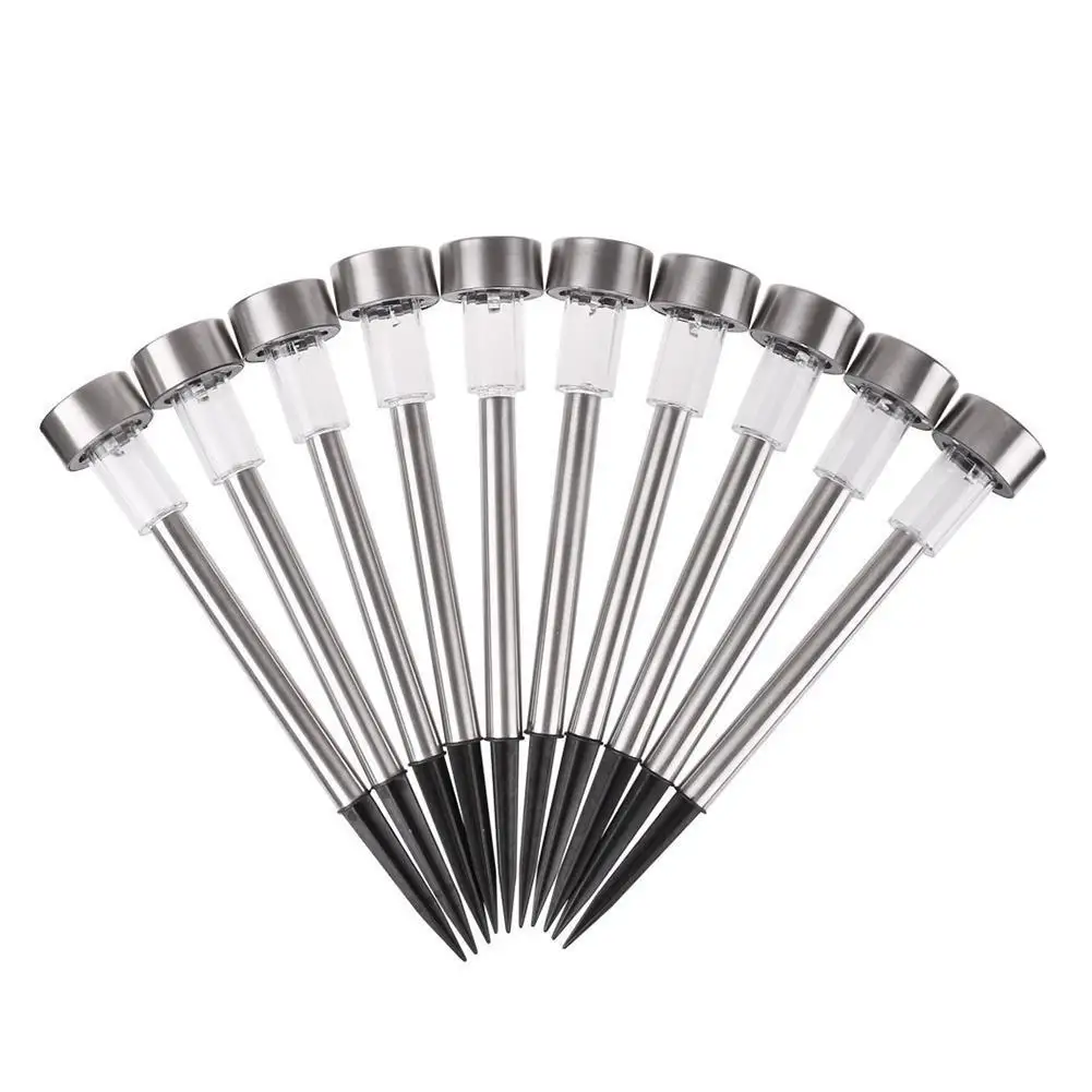 10 шт./партия СВЕТОДИОДНЫЙ садовый фонарик на солнечной батарее ландшафтное