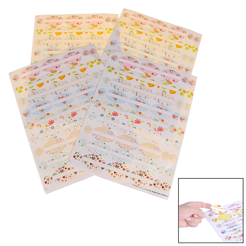 1/2/4 листы пустые бумаги Стикеры для Эфирное масло косметика парфюмерия диспенсер