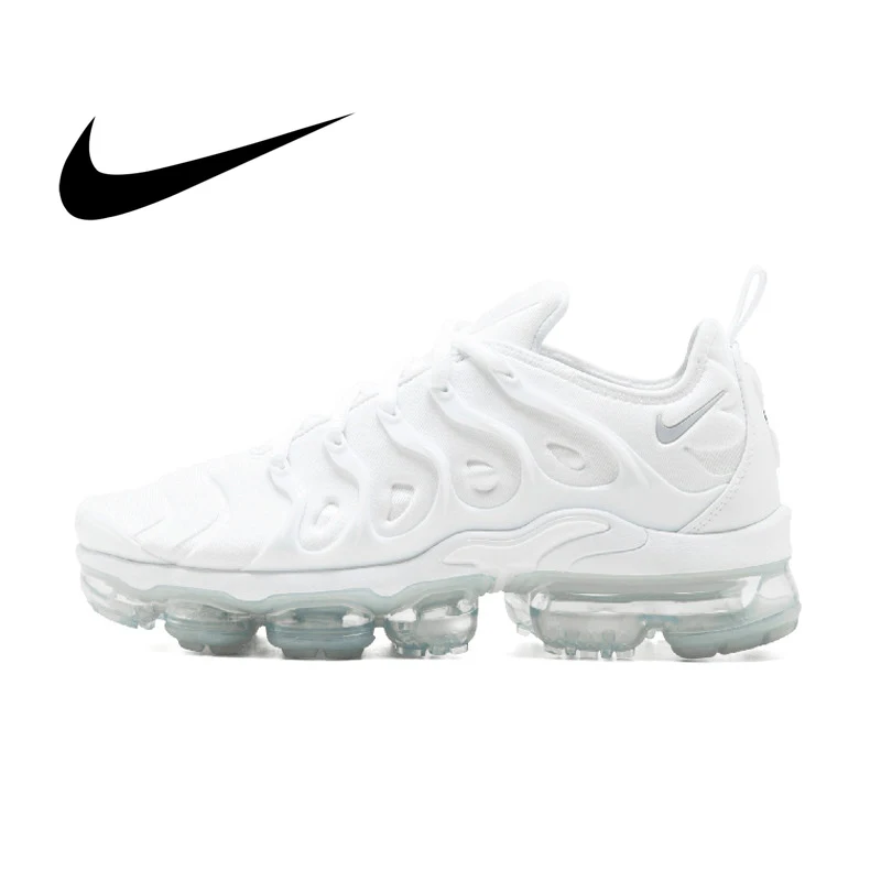 Оригинальные подлинные мужские кроссовки для бега NIKE VAPORMAX PLUS, прочная, индивидуальная, Классическая, Спортивная, дизайнерская обувь,, новинка 924453