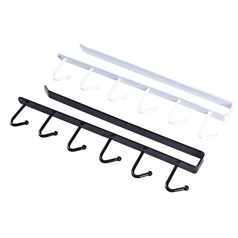 Металлический кухонный держатель для чашек без гвоздей подвесная полка шкафа