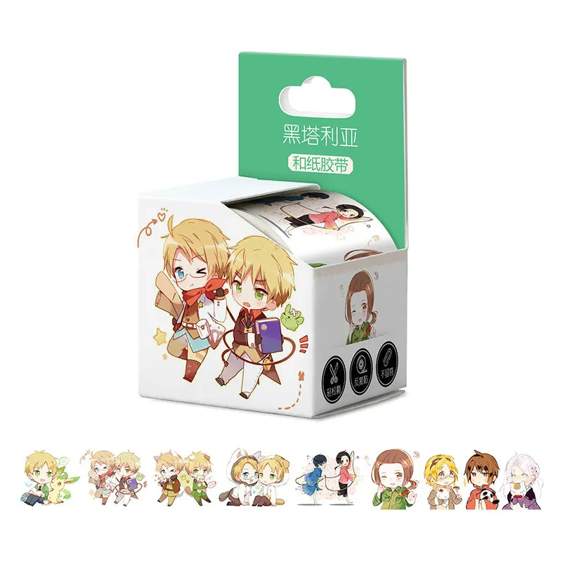 4 см * 5 м Новое поступление аниме мультяшная васи лента Axis Powers Hetalia клейкая сделай