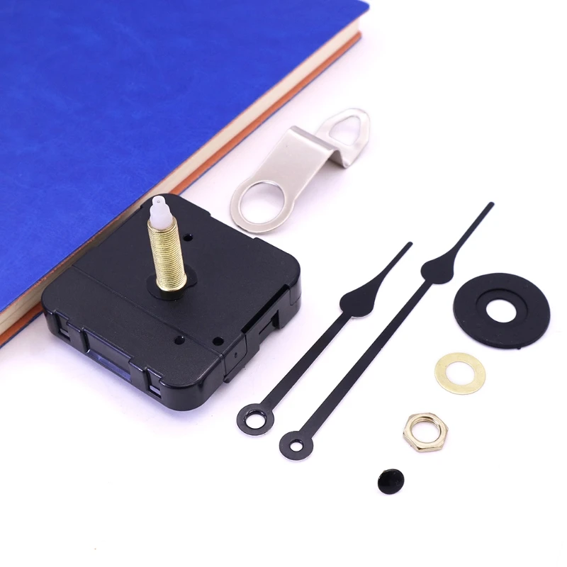 

L9BE Hook Quartz Clock Movement Set with Clock Hands Mechanism DIY Kit Repair Replacement Parts Sweep Silent Wall Clock