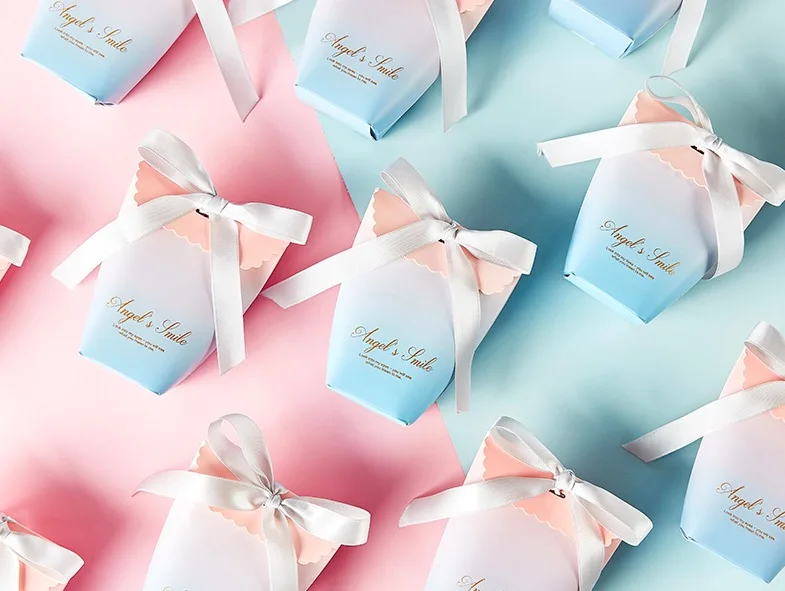 50 шт. милые подарочные коробки для конфет|Сувениры вечеринок| |