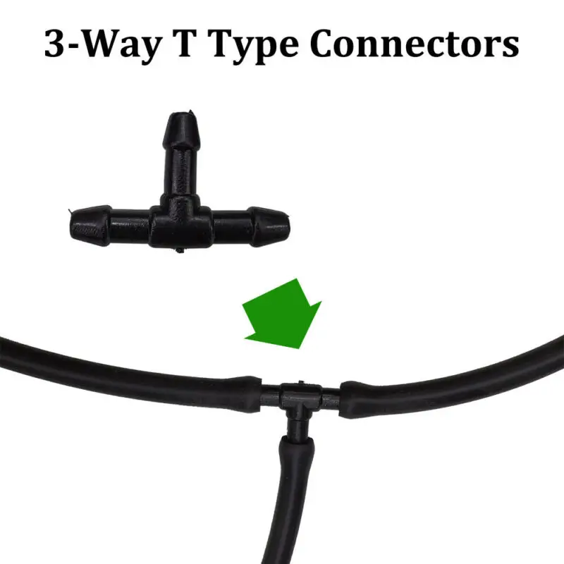 

Windscreen Connector Windshield Hose Adapter Fittings Joiner Plastic Pump