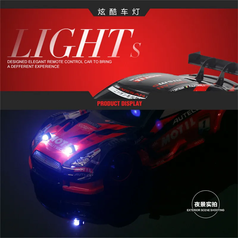 

RC Car For GTR/Lexus 4WD Drift Racing Car Championship 2.4G Off Road Rockstar Radio Remote Control Vehicle Electronic Toys