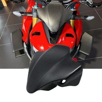 motorcycle carbon fiber windshield wind visor for ducati streetfighter v2 v4 v4s 2020 2021 new