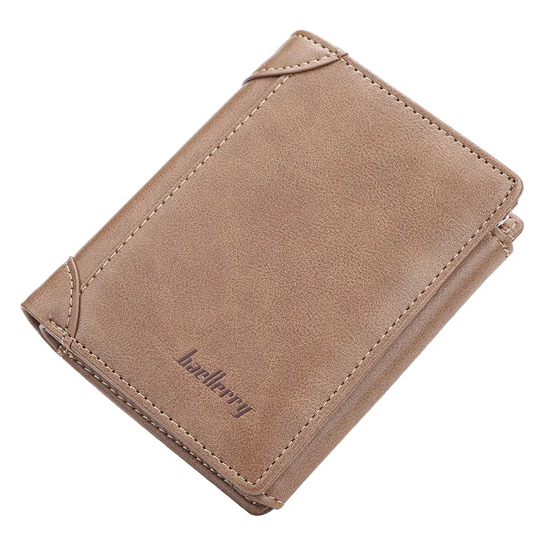 

Men's Short PU Leather Wallets Vintage Purse Multi-functional Clutch Card Coin Holder 8Z
