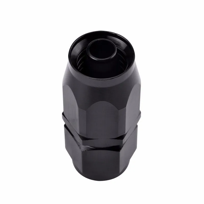 Алюминиевый прямой поворотный штуцер AN6 для топливного шланга адаптер 0 градусов