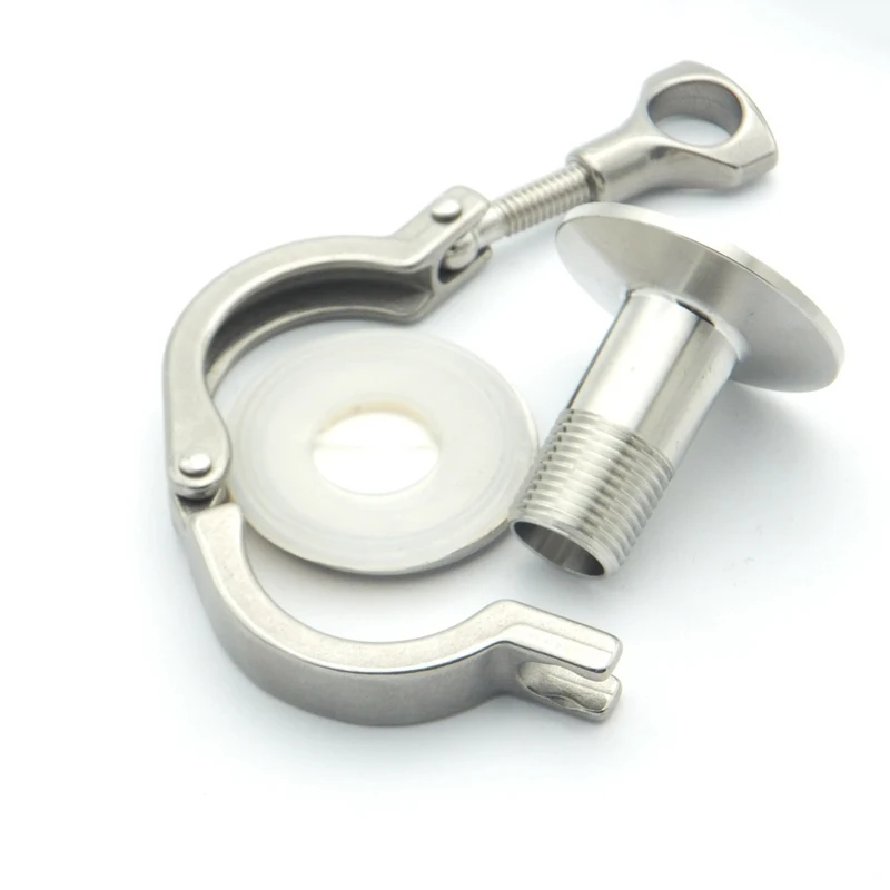 304 Набор насадок санитарной трубы из нержавеющей стали 1/2 &quotнаружная резьба NPT