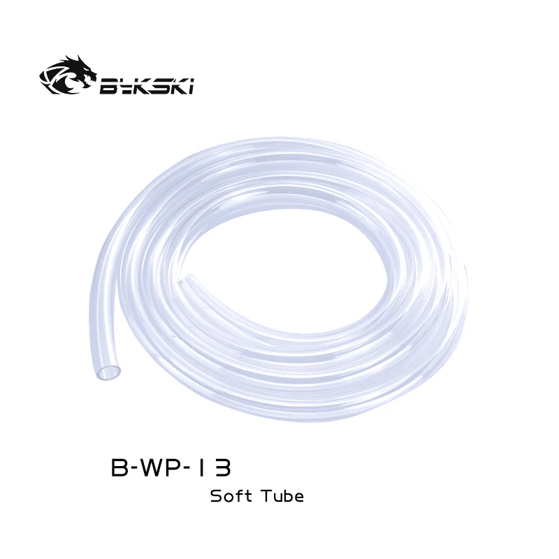 

Bykski B-WP-13 ПК водяного охлаждения трубы ПВХ, длина 1 метр, мягкая трубка 3/8 "ID * 1/2" OD 10x13 мм, прозрачный синий и красный цвета черный, белый цвет кул...