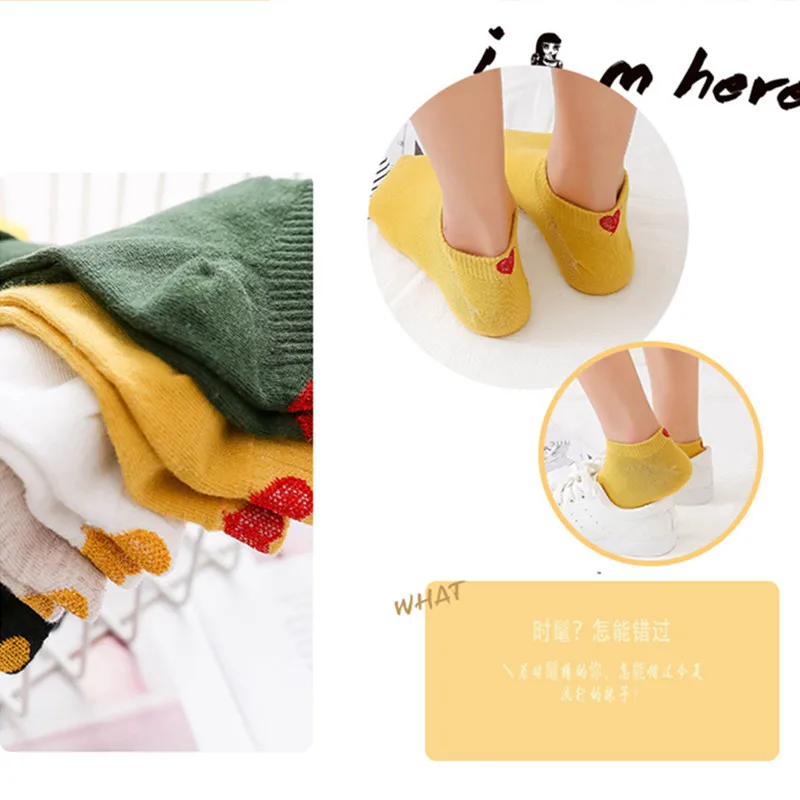 Модные носки 2019 г. Новые весенне-летние женские до щиколотки 1 пара хлопковые для