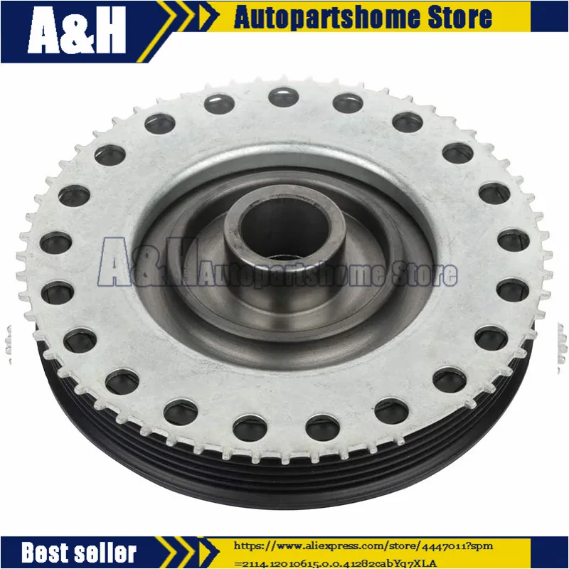 

Crankshaft Pulley for Land Rover Freelander LR2 Evoque Discovery Sport Volvo XC60 XC90 S80 60 40 Ford 31480378 LR025252 LR078547