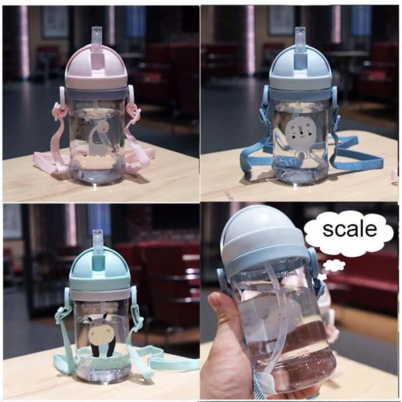 Детская бутылочка для кормления чашка 420 мл Бутылочка с ручкой обучения питьевой