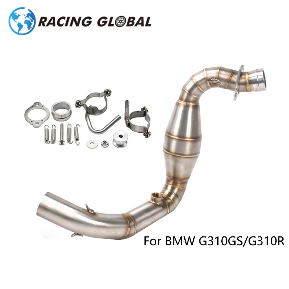 

ALCON-Motorcycle Exhaust System Modified Front Middle Link Pipe Slip-On 51MM For BMW G310GS G 310 GS G310GS G310R G 310R