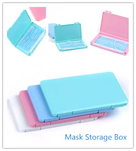 Переносная маска ящик для хранения чехол бытовой влагостойкие контейнер масок