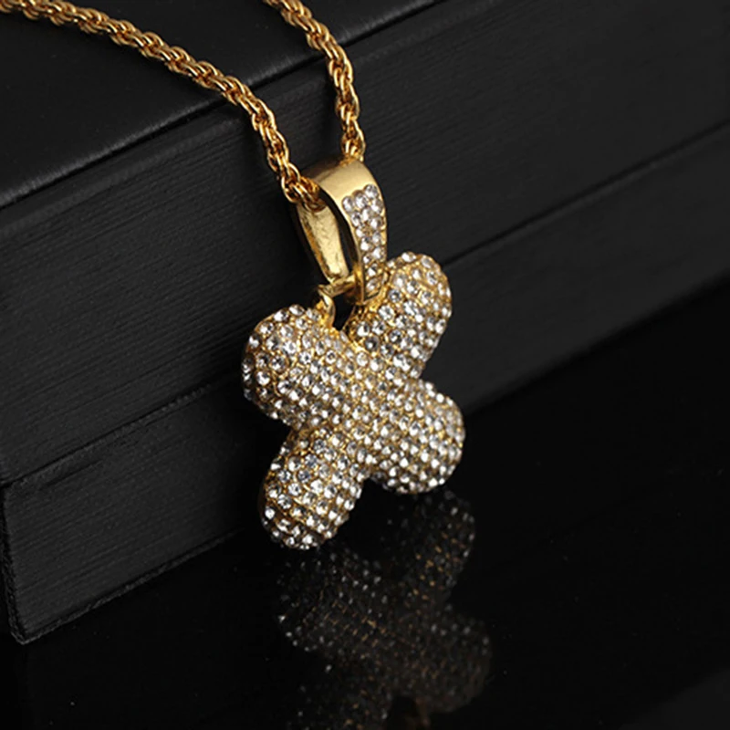 Винтажное ожерелье в стиле хип-хоп с 26 буквами | Украшения и аксессуары