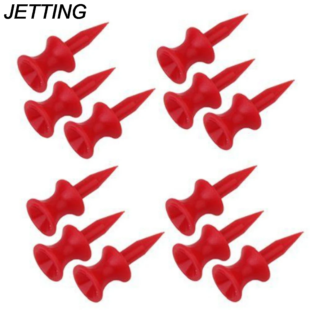 

HOT Sell 100Pcs Golf Ball Tees SN010 3cm - Red Double-deck Golf Tee