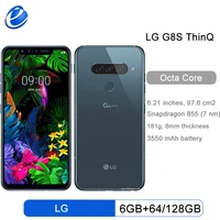 original unlocked lg g8s dual sim thinq 64128g lte android phone octa core 6 21 6gb 13mp12mp fingerprint nfc smartphone
