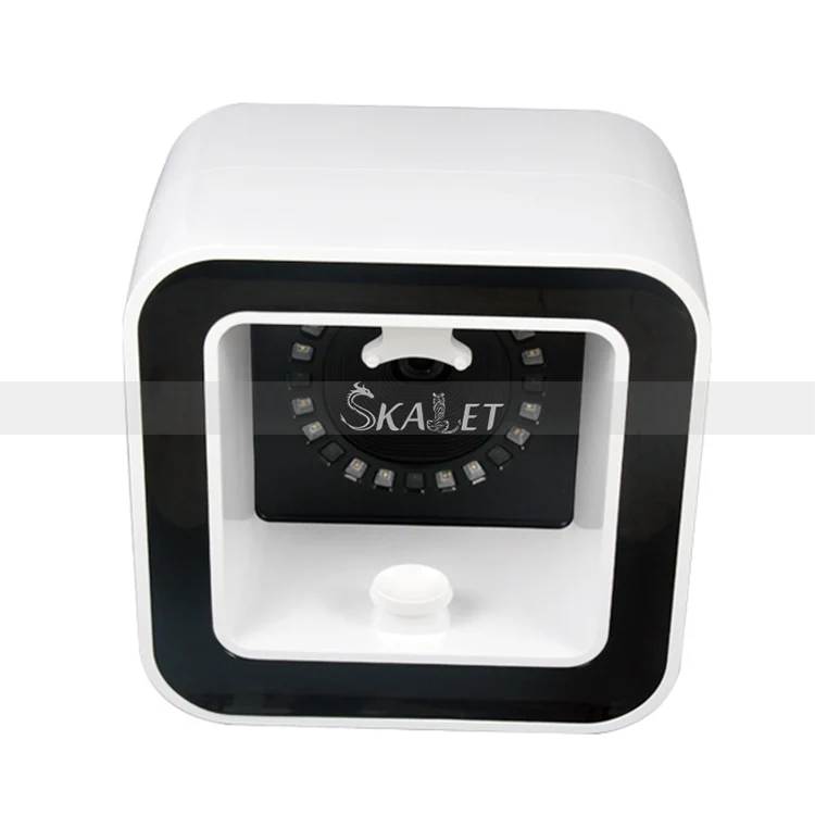 Новейший квадратный зеркальный анализатор кожи лица прибор для обнаружения