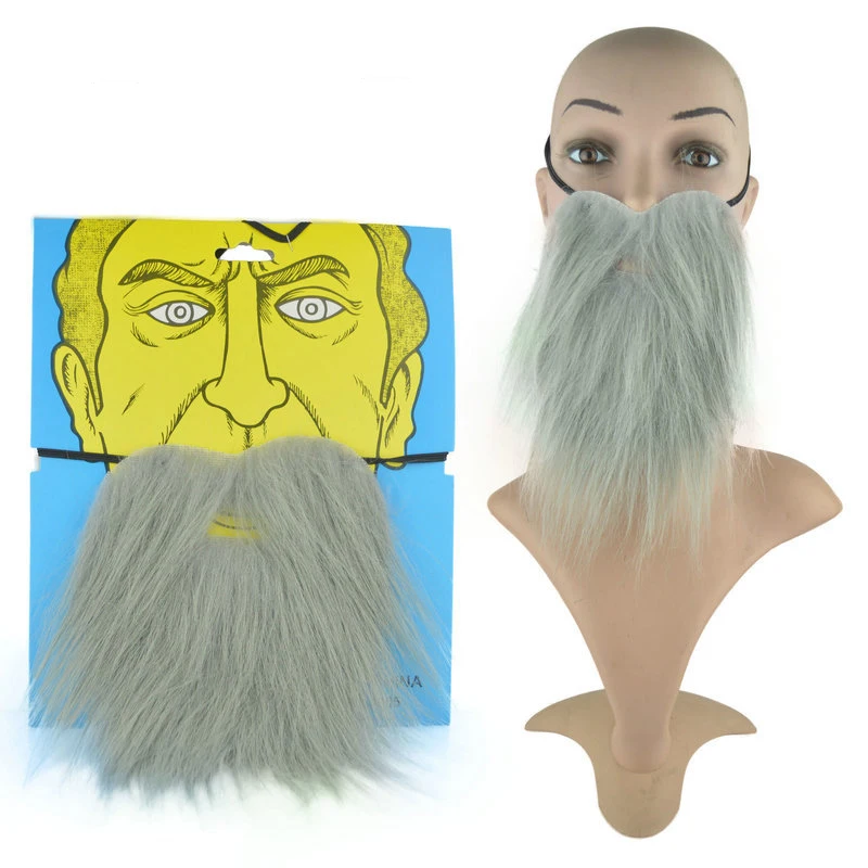 Поддельные бороды Хэллоуин костюм вечерние Усы Косплей украшения дети взрослые