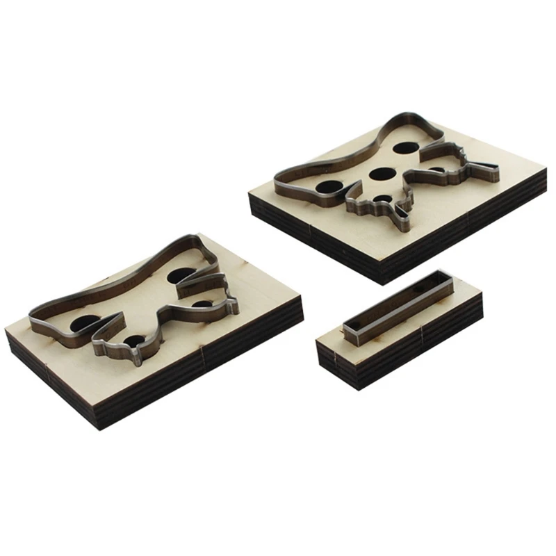

3Pcs Butterfly Wooden Die Cutting Leather Mold Swallowtail Cutting Mold Scrapbook Embossing Jewelry DIY Leather Crafts
