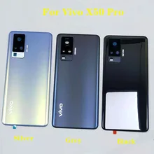 100% Original Back Cover For Vivo X50 Pro X50Pro Rear Housing Door Battery Cover Panel Mobile Phone Case Shell Replacement Parts