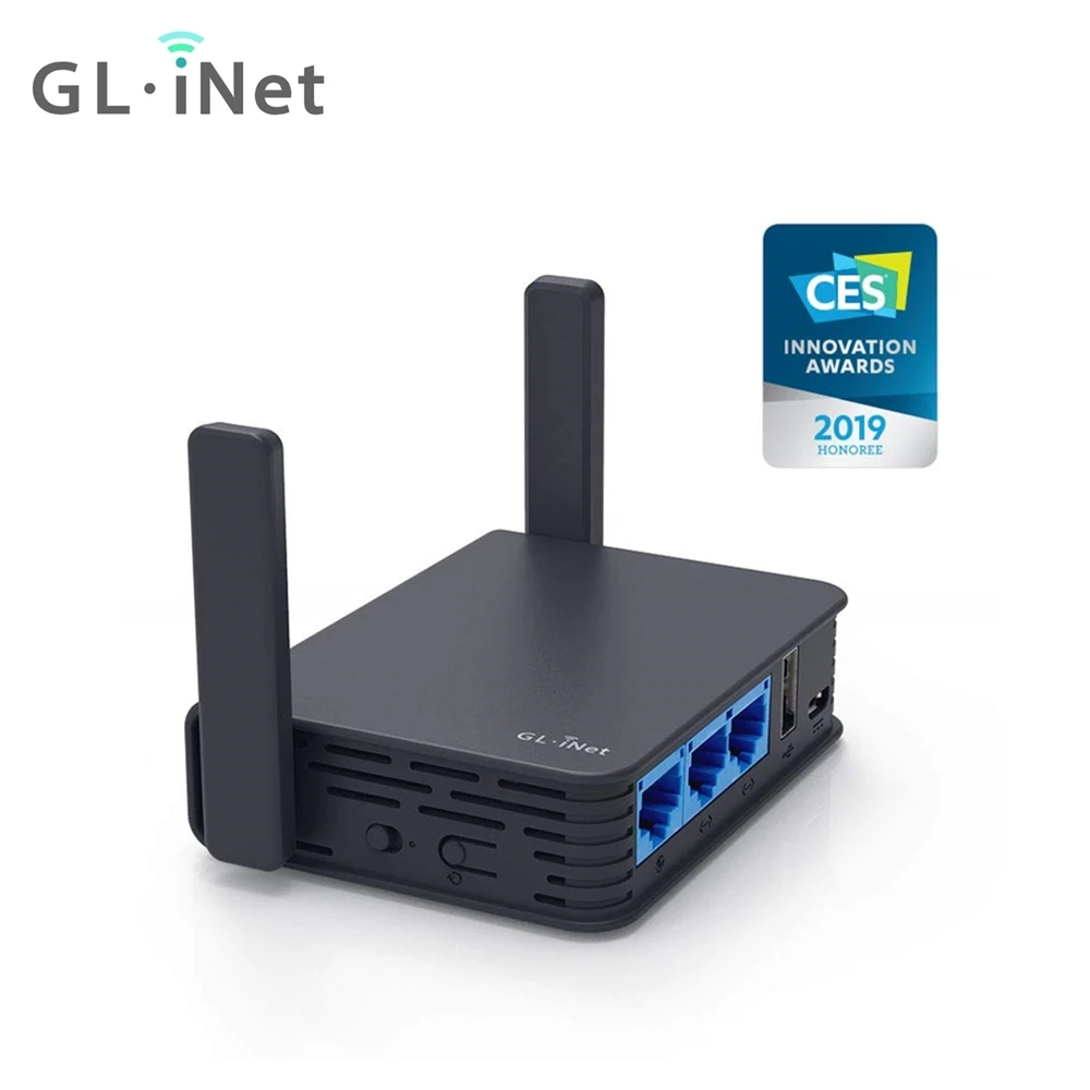 GL.iNet фрезерный беспроводной маршрутизатор Gigabit для безопасных путешественников