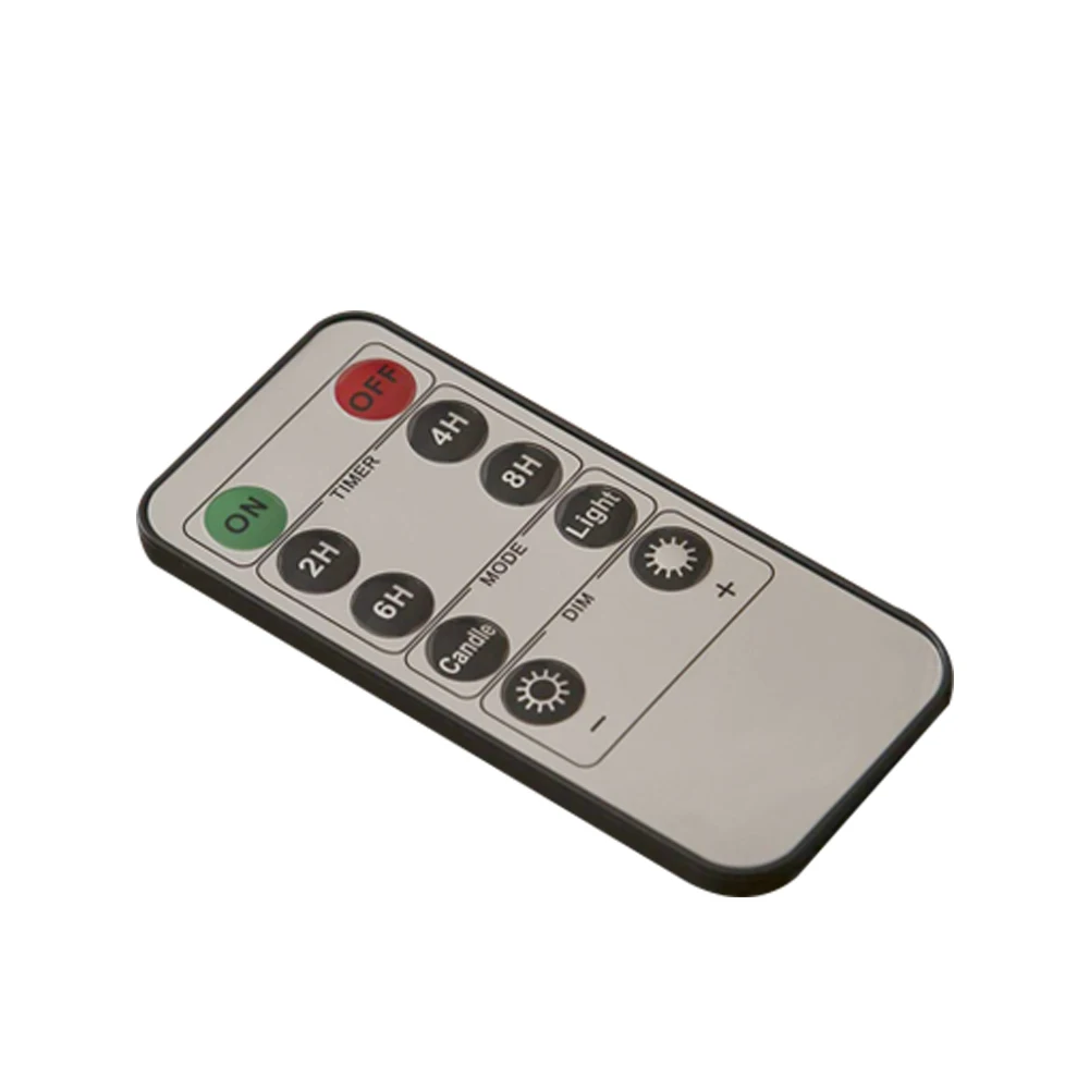 Упаковка из 6 светодиодных конусных свечей пластиковые беспламенные мерцающие