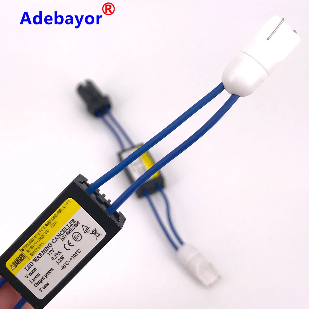 Светодиодный резистор T10 Canbus 2 шт. без ошибок светодиодный декодер