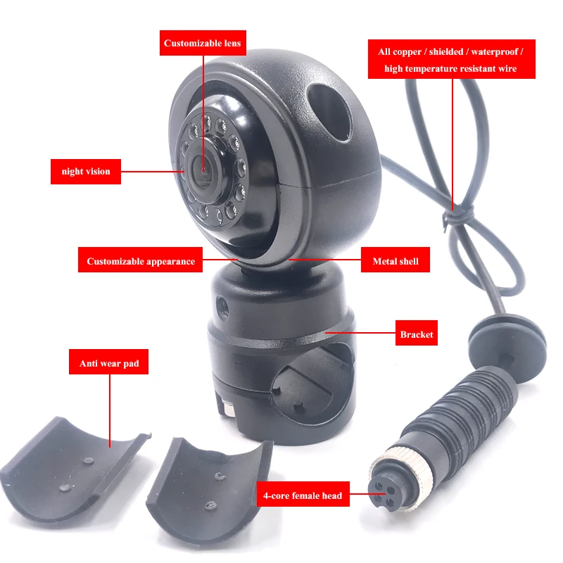 Зонд для слепых зон грузовика ahd 1080p / Sony 600TVL CMOS 800tvl боковая установка