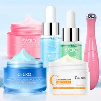 hyaluronic acid whitening cream for face care serum cream moisturizer anti wrinkle eye cream dark circles remover skin care set