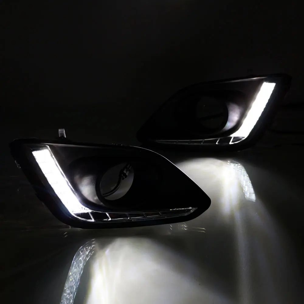 Дневные ходовые огни светильник DRL для Suzuki Swift 2014 2015 2016 левый и правый туман крышка