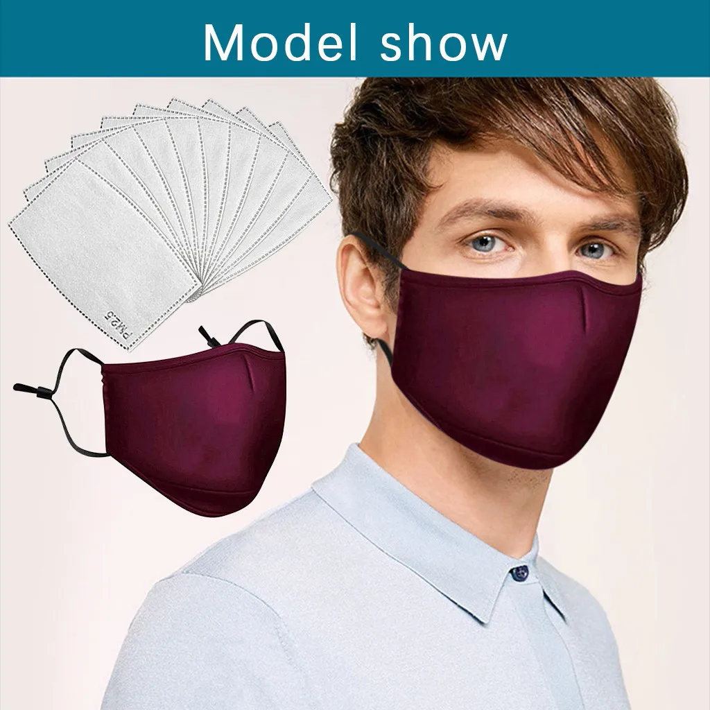 1 шт. дышащая маска для лица с фильтром и защитой от пыли| |