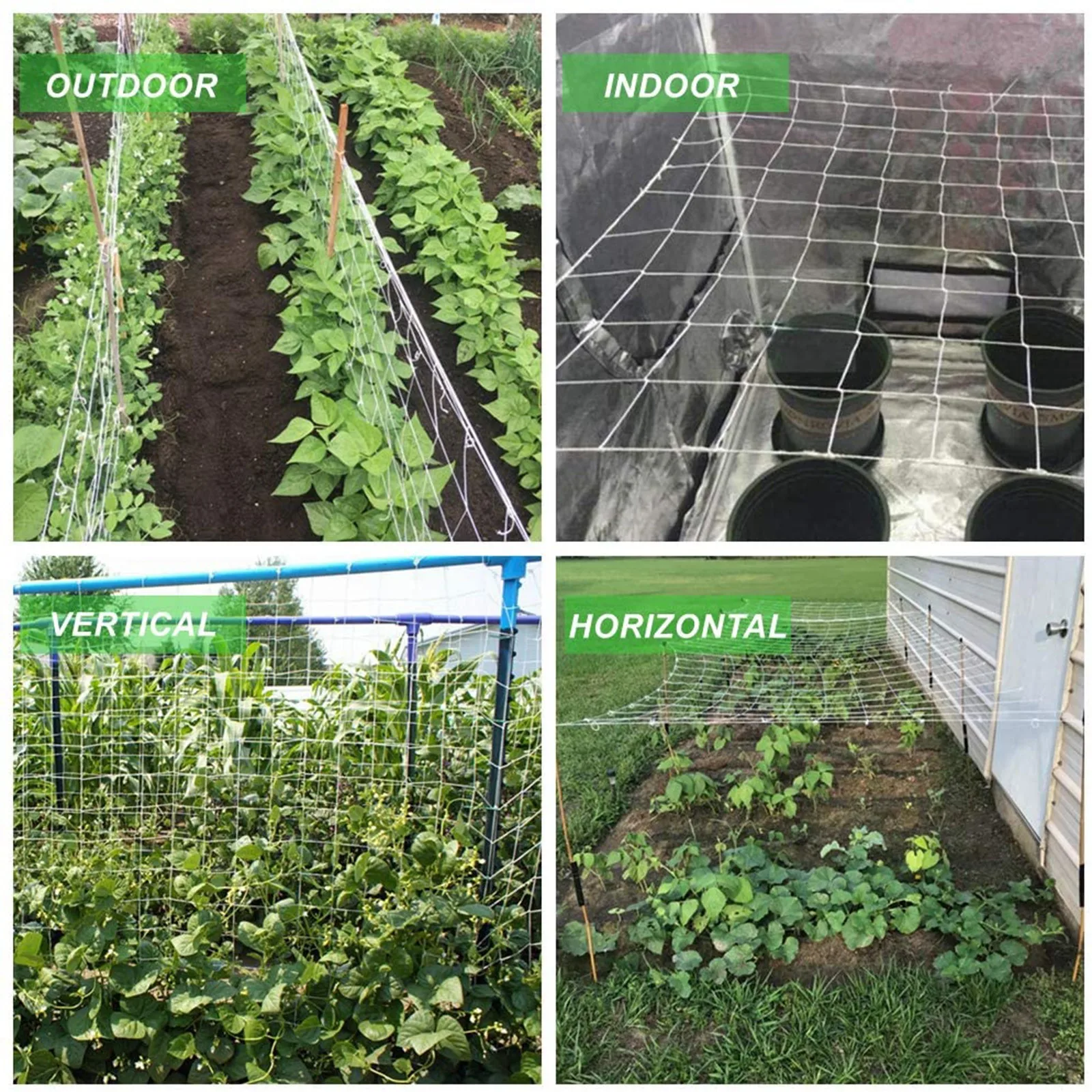 Сетка защитная Тяжелая для растений прочная сетка поддержки роста вьющихся