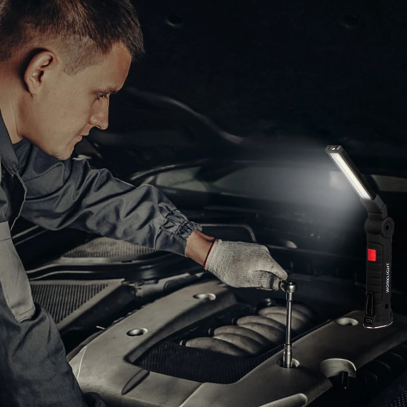 Светодиодный фонарик с зарядкой от USB и встроенным аккумулятором