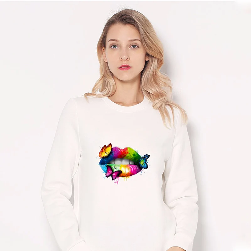 

Prajna Pink Butterfly Petals Patches For Clothing Girls Fashion Style Iron-On Transfers DIY Washable T-shirt Accessory Stickers