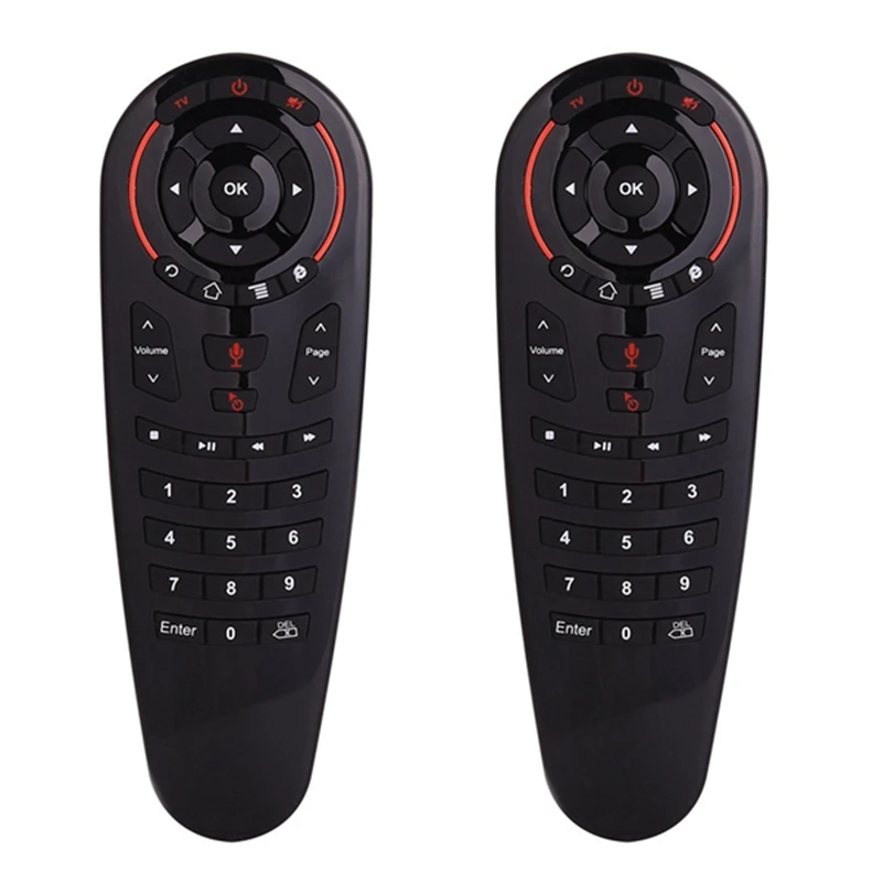 

NEW-G30S Air Mouse 2.4G Wireless Voice Remote Control 33 Keys IR Learning Gyro Sensing Remote for Android TV Box X96