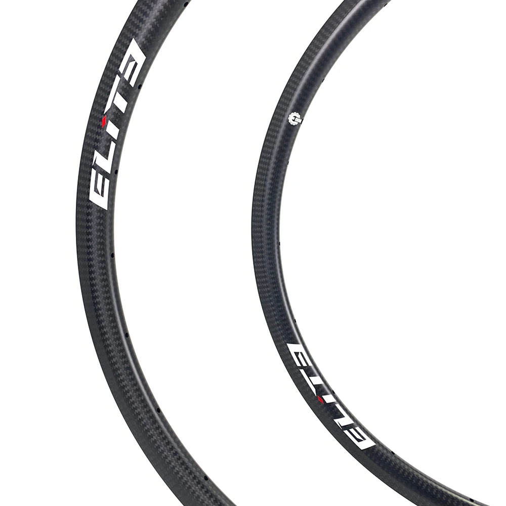 ELITEWHEELS 700c диски из углеродного волокна дорожный велосипед 30*27 мм обод 3K Twill