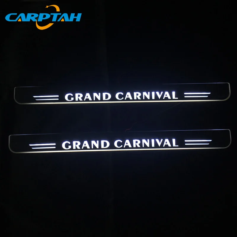 2 шт Акриловые перемещение СВЕТОДИОДНЫЙ Добро пожаловать педаль автомобиль