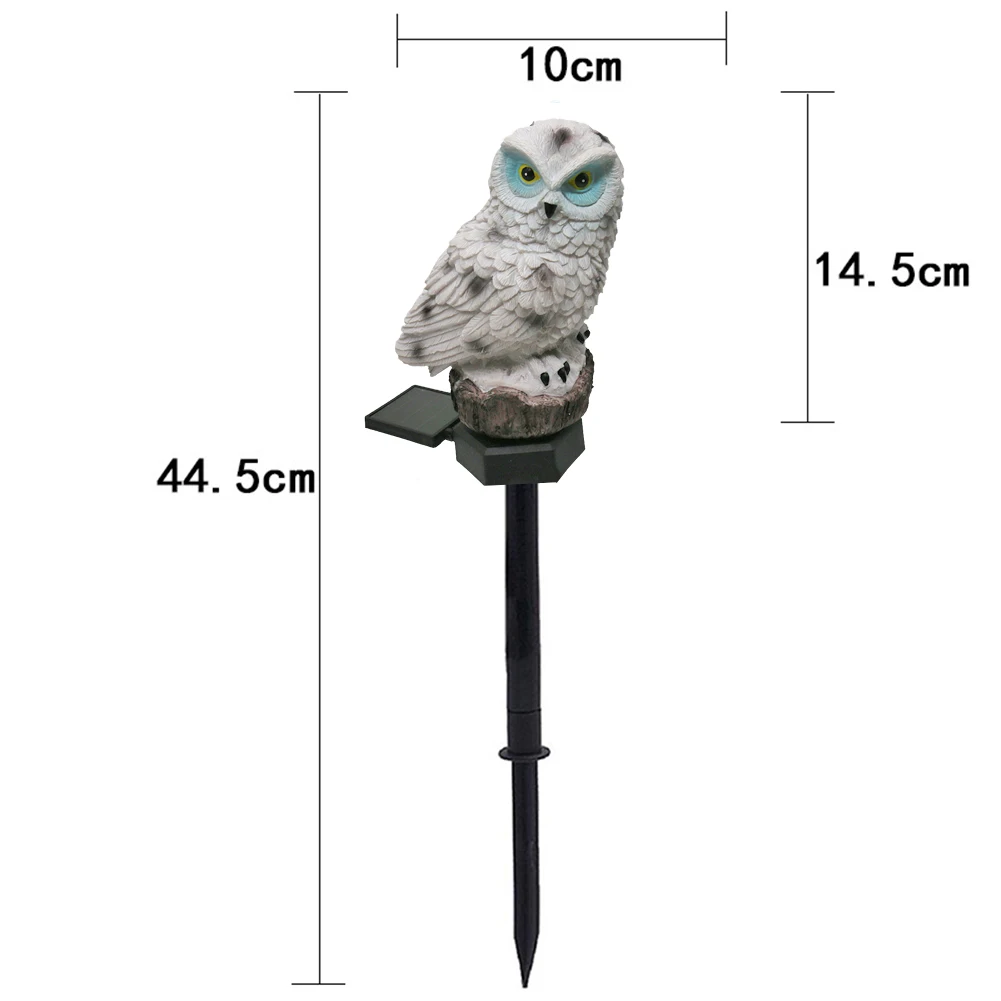 

Outdoor Solar Lamp Power LED Parrot Owl Garden Light Waterproof Lawn Landscape Solar Garden Light Outdoors Solar Lamp Owl