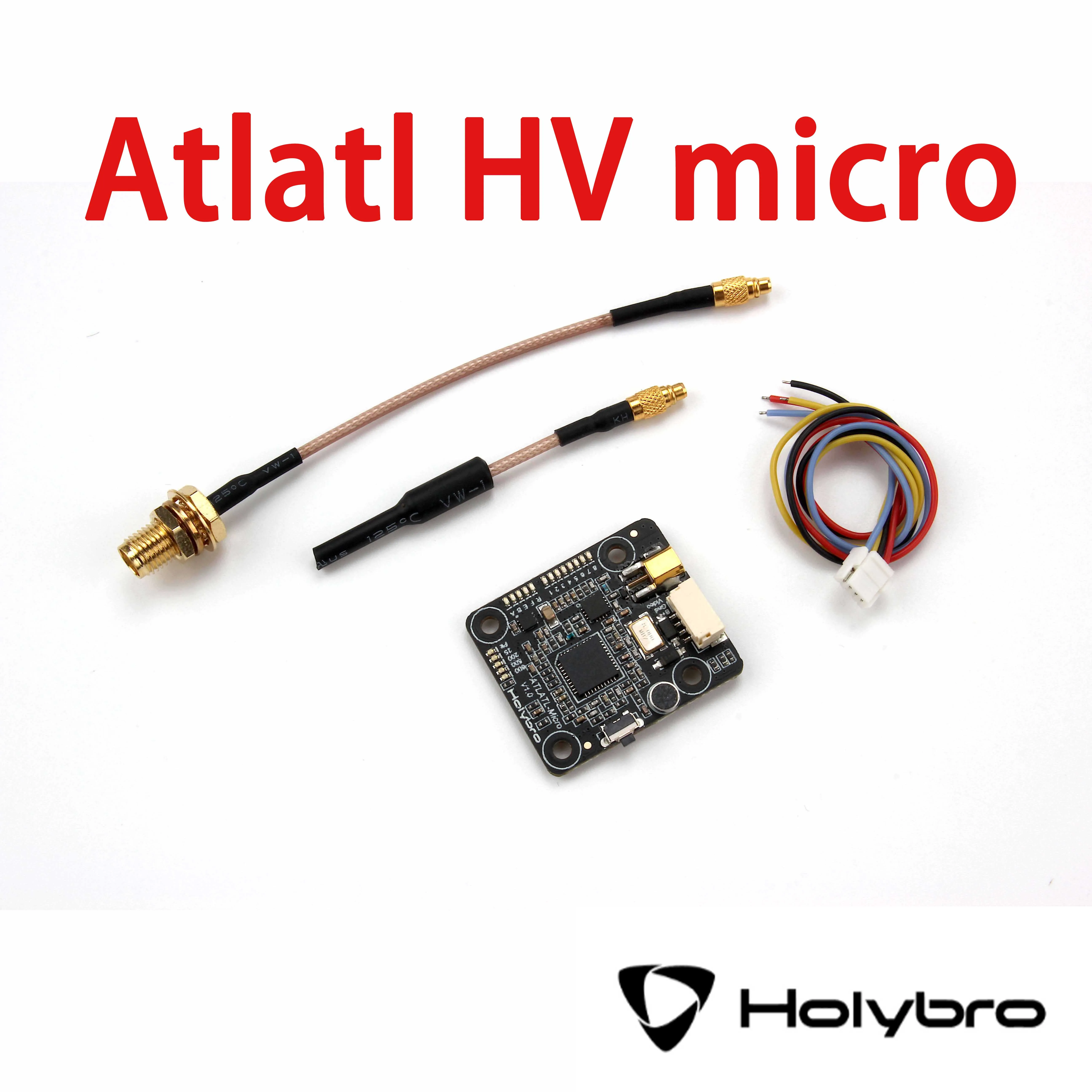 Holybro Atlatl HV Micro 5 8G видеопередатчик VTX 2 4S Lipo 0 5/25/200/500 МВт 40CH 30x26 мм 800g для DIY FPV