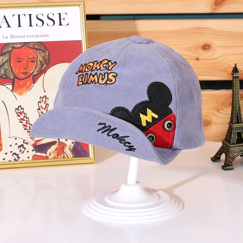 

2021 Disney for New Brand Anime Cartoon Mickey Snapback Cotton Baseball Cap Men Women Hip Hop Dad Mesh Hat Trucker Hat